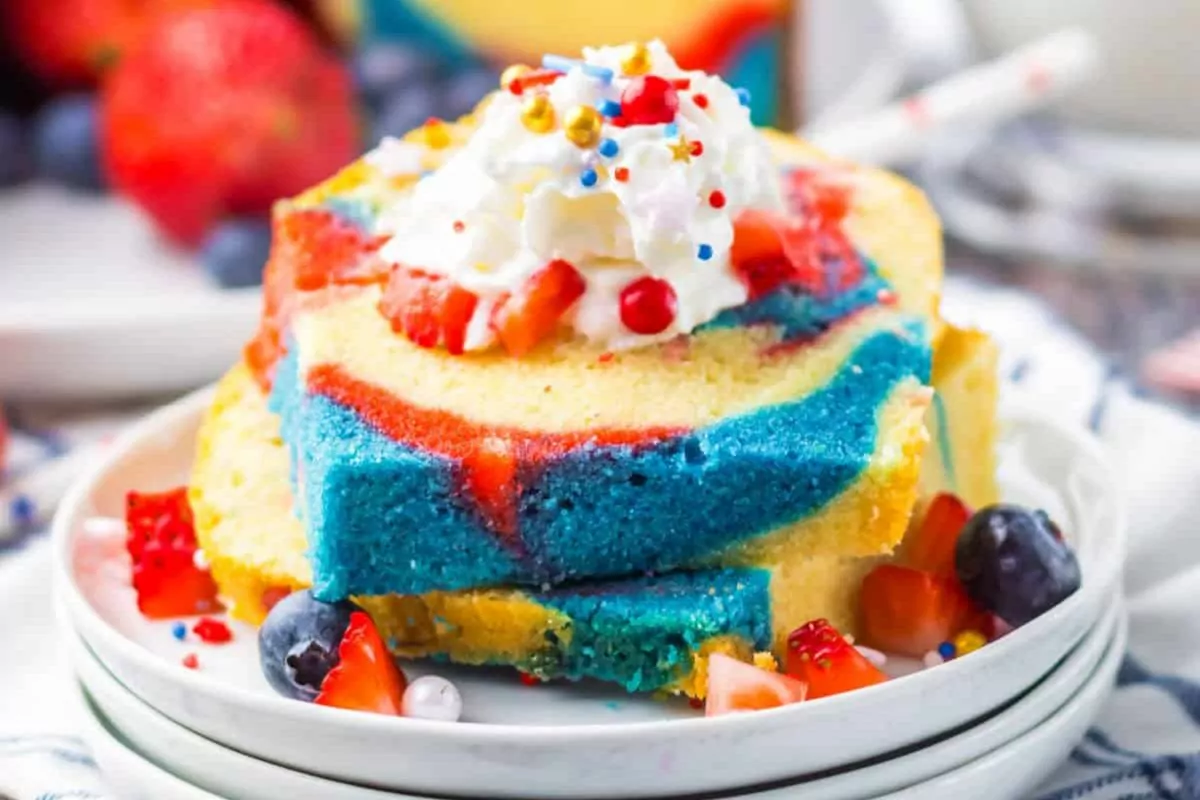 4th of July Bundt Cake
