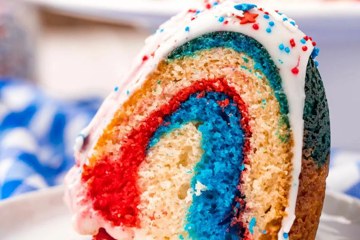 4th of July Bundt Cake