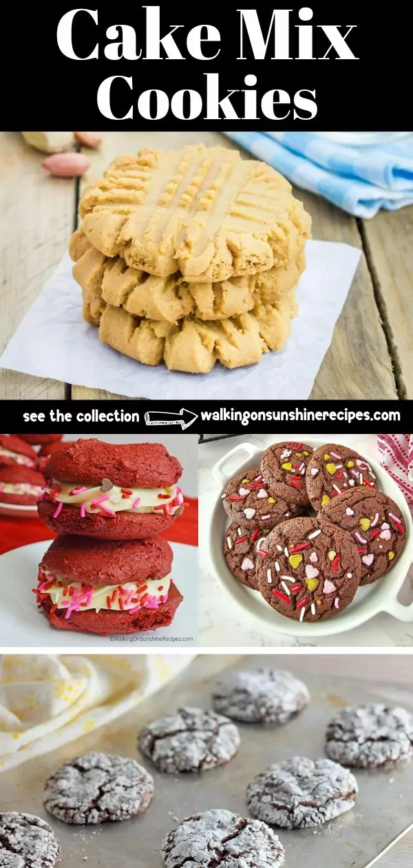 Cake mix cookies Pinterest.