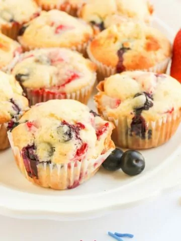 4th of July Muffins