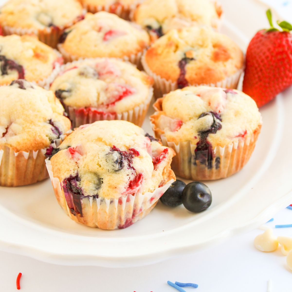 4th of July Muffins