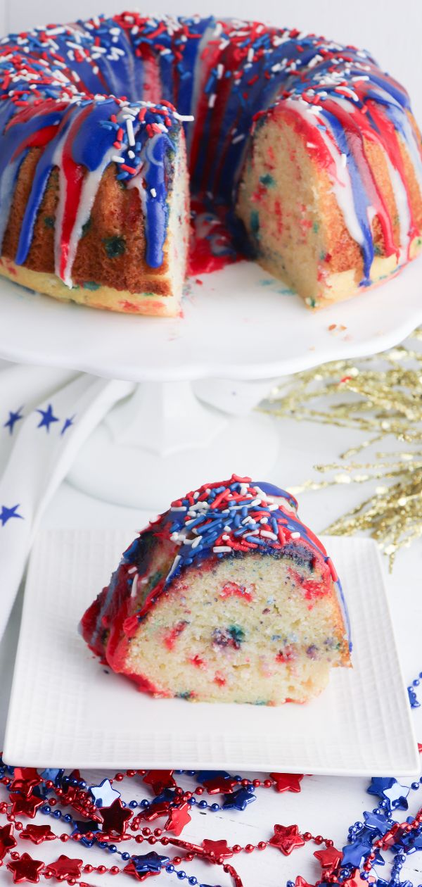 Fourth of July Pound Cake Pin