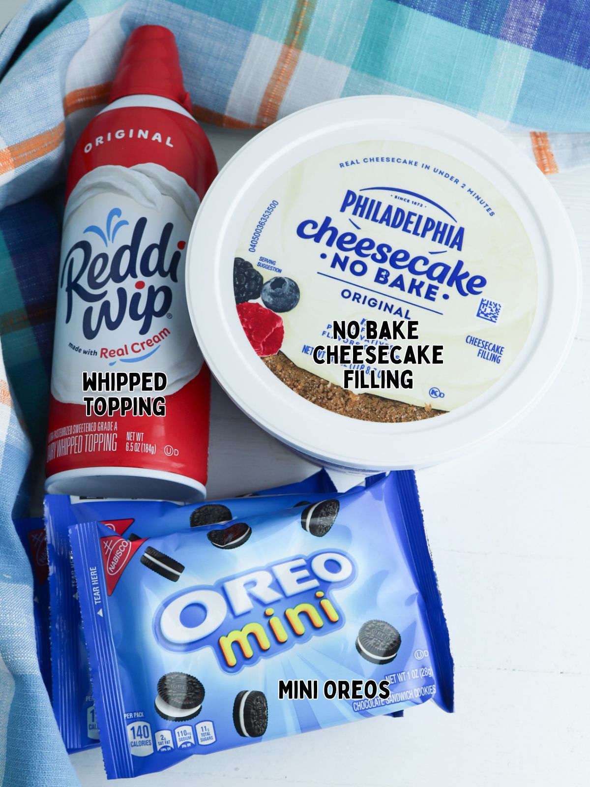 Ingredients for Walking Oreo Dessert