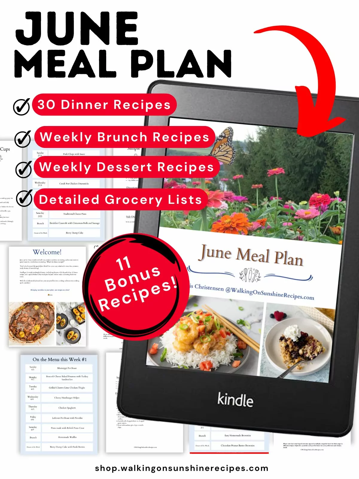 June meal plan promo photo.