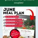 11 bonus recipes June meal plan Pinterest.