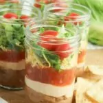 Mason Jar Taco Dip Pin