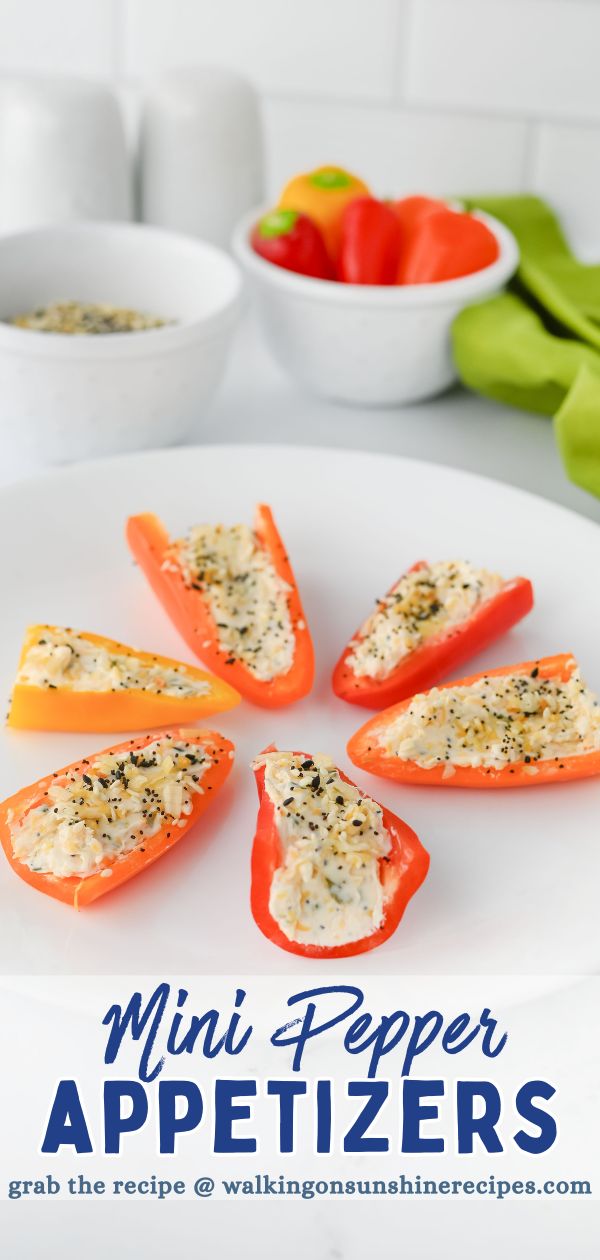 Mini Pepper Appetizers Pin