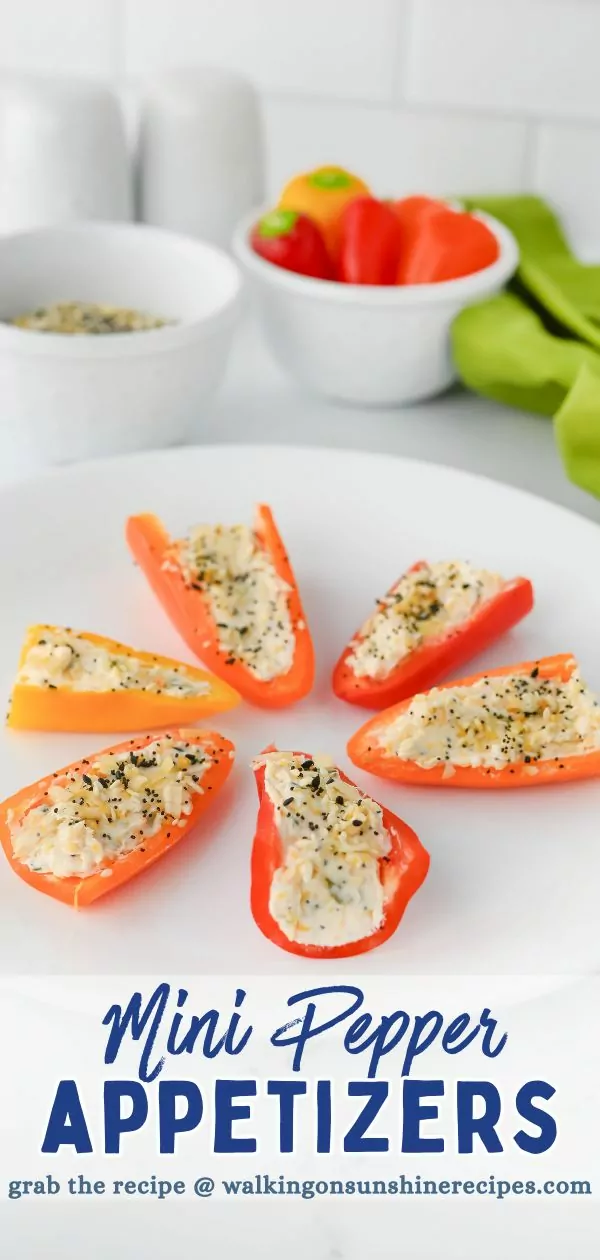 Mini Pepper Appetizers Pin