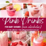 Non Alcoholic Pink Drinks for Baby Shower