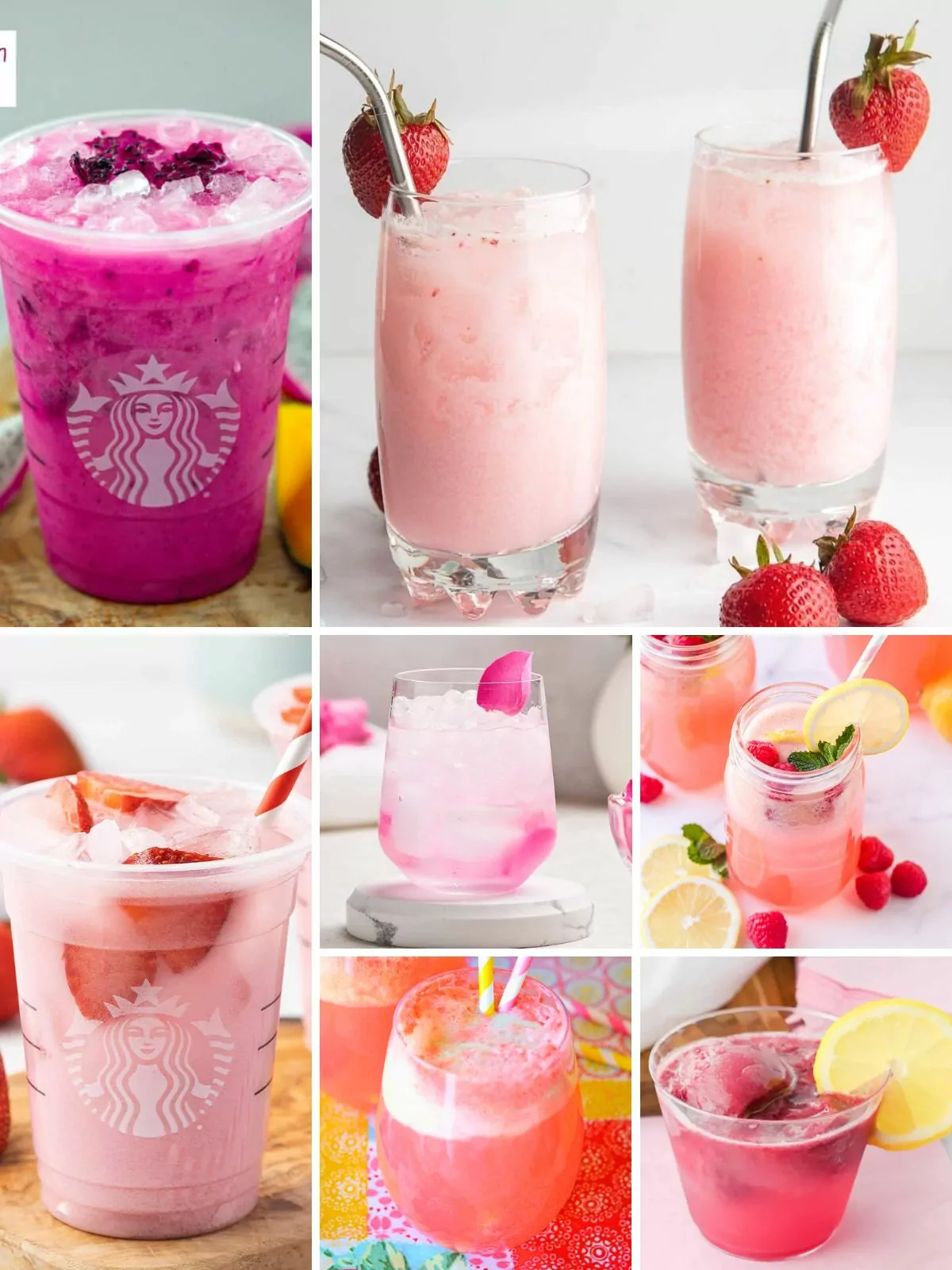 Non Alcoholic Pink Drinks for Baby Shower