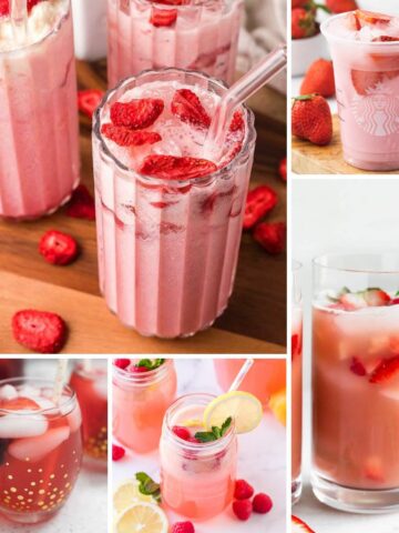Non Alcoholic Pink Drinks for Baby Shower