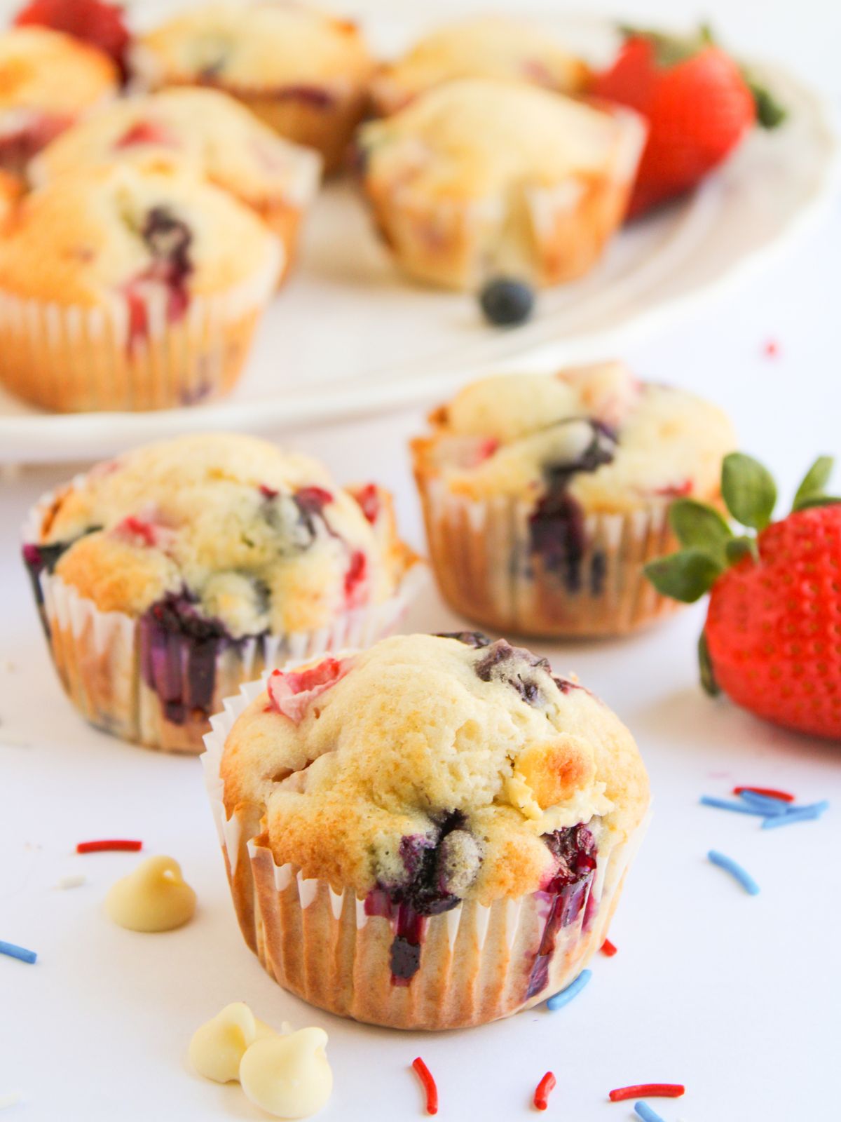 4th of July Muffins