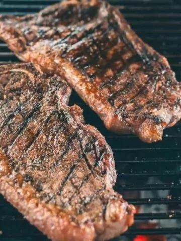 grilled steak on grill MSN.