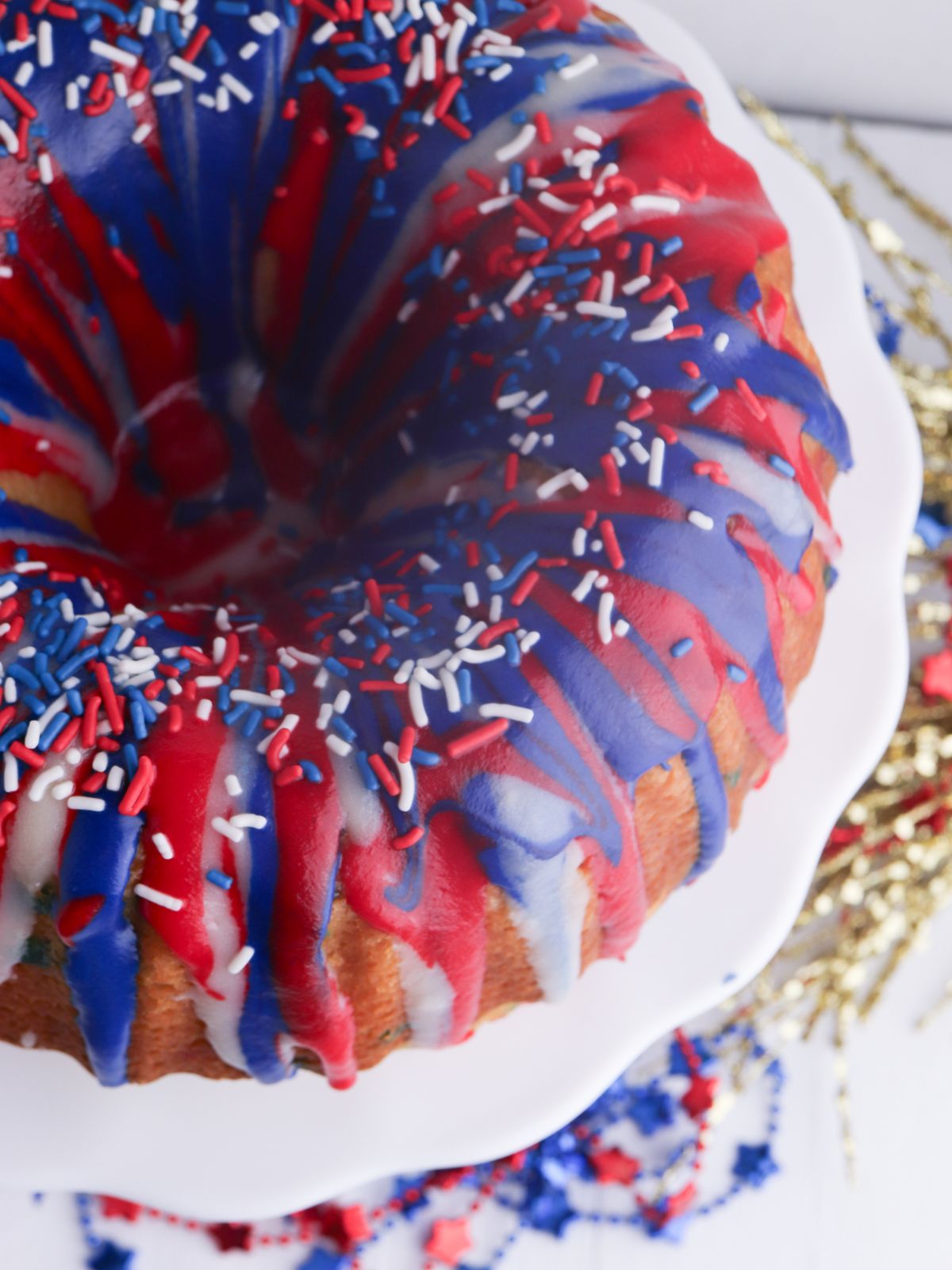 Fourth of July Pound Cake