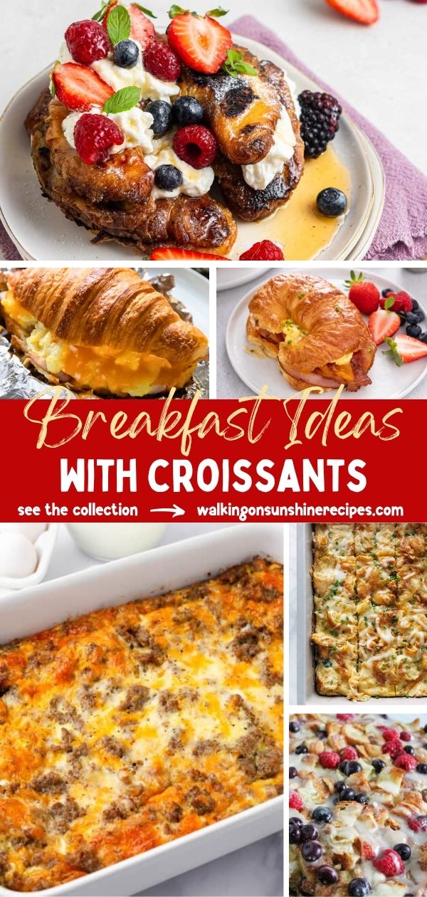 Breakfast Ideas with Croissants
