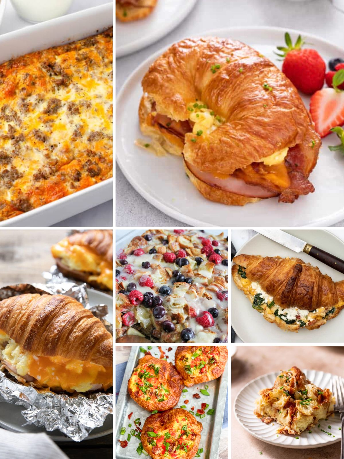 Breakfast Ideas with Croissants