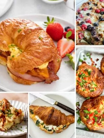Breakfast Ideas with Croissants