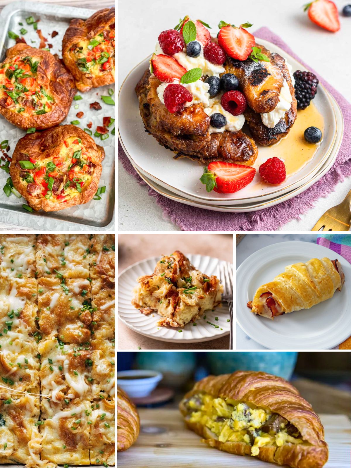 Breakfast Ideas with Croissants