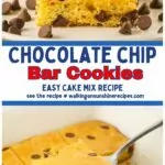 cake mix cookie bars.