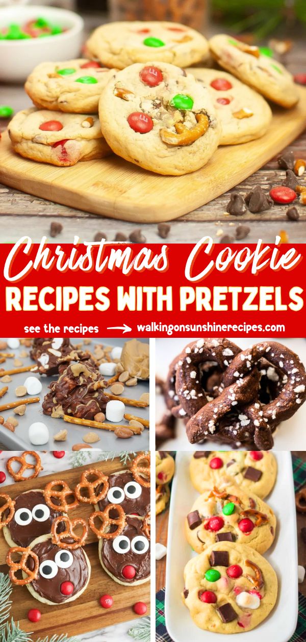 Christmas Cookie Recipes with Pretzels