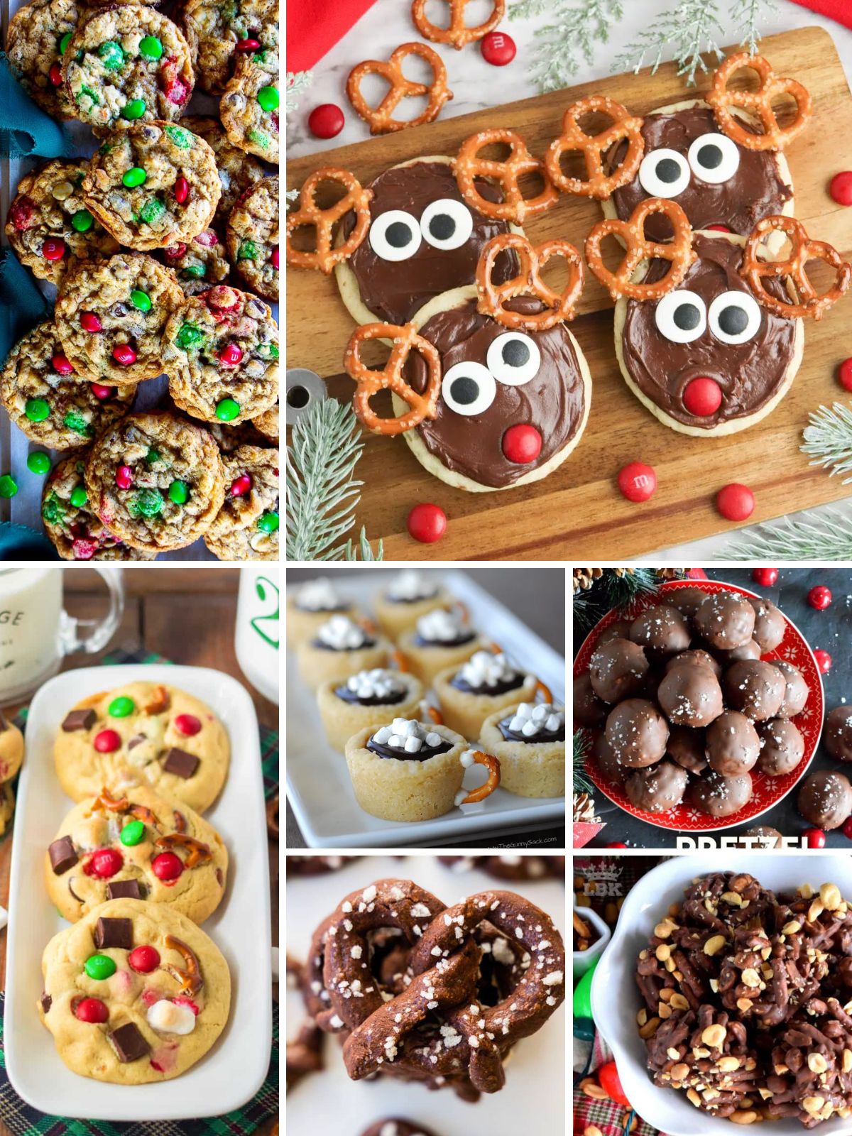Christmas Cookie Recipes with Pretzels