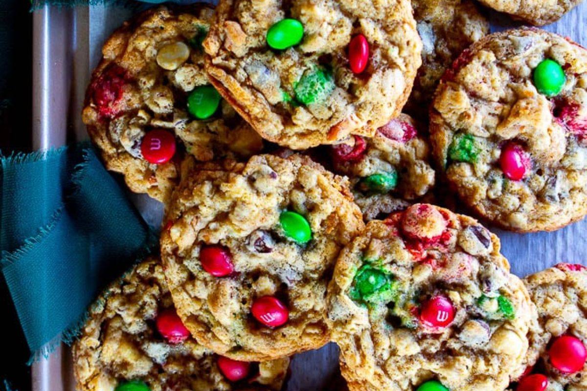 Christmas Monster Cookies