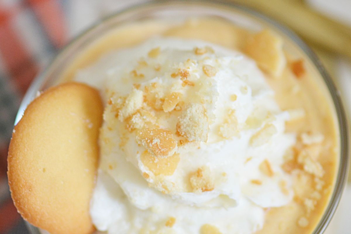 a cup of Pumpkin Pudding