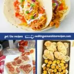 collage photo of different meals to make for dinner.