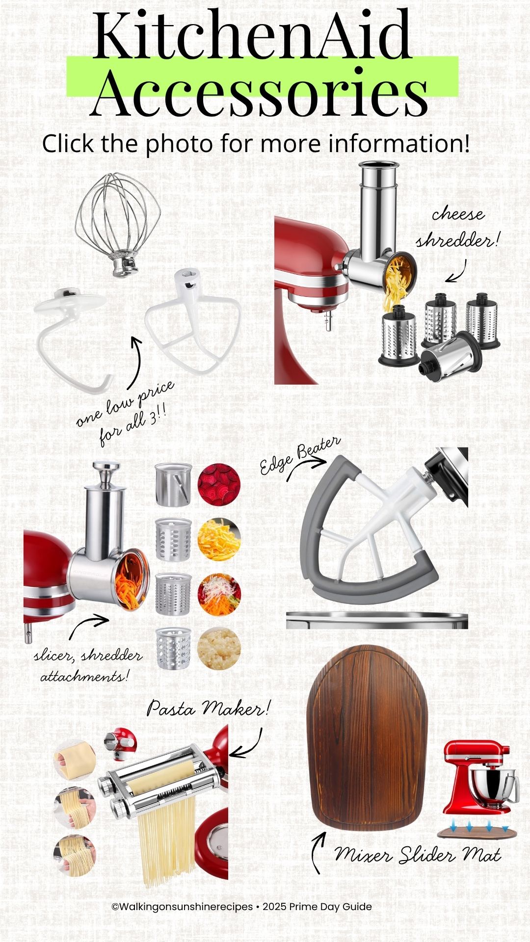 kitchenaid accessories on Amazon.
