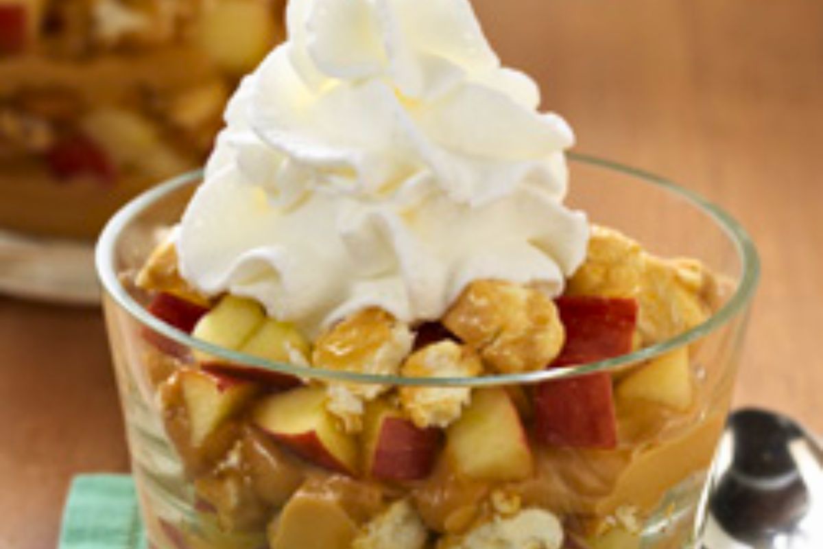 Caramel Apple Pudding Parfaits