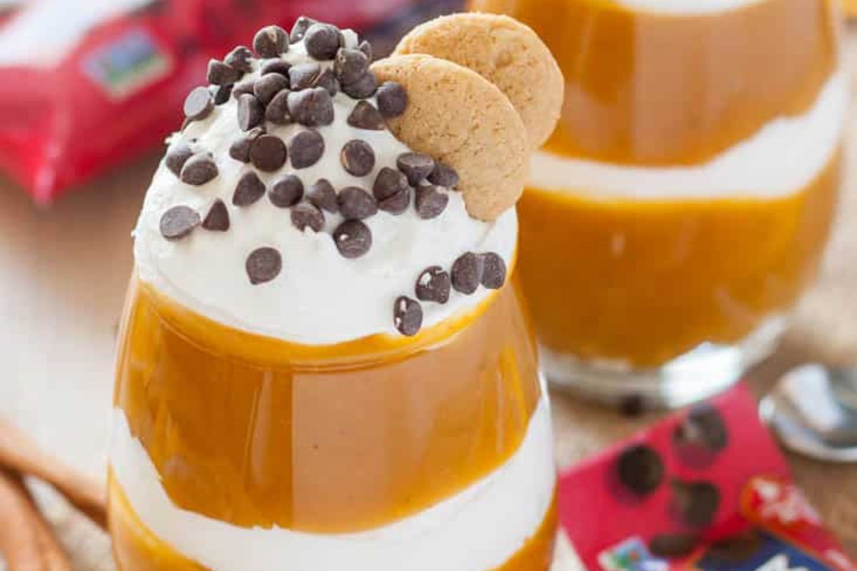 a jar of Vegan Pumpkin Pudding
