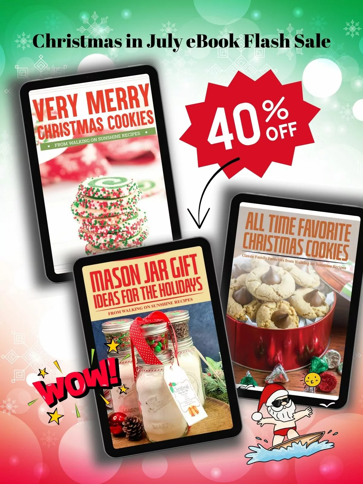 Christmas in July ebook sale.
