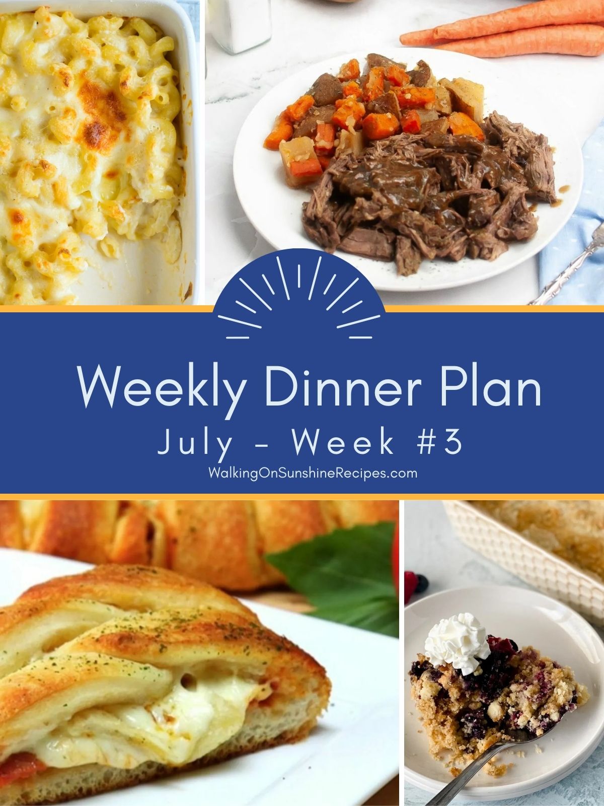 promo photo dinner recipes July plan week 3.