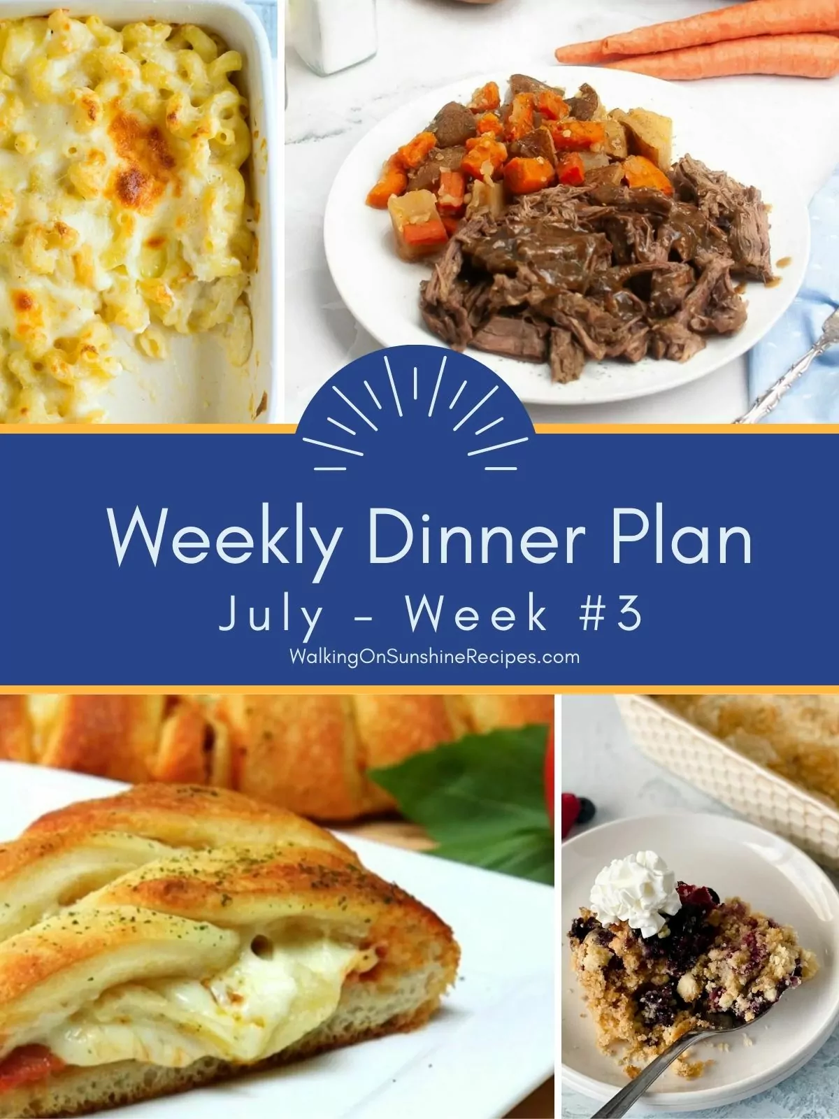 promo photo dinner recipes July plan week 3.