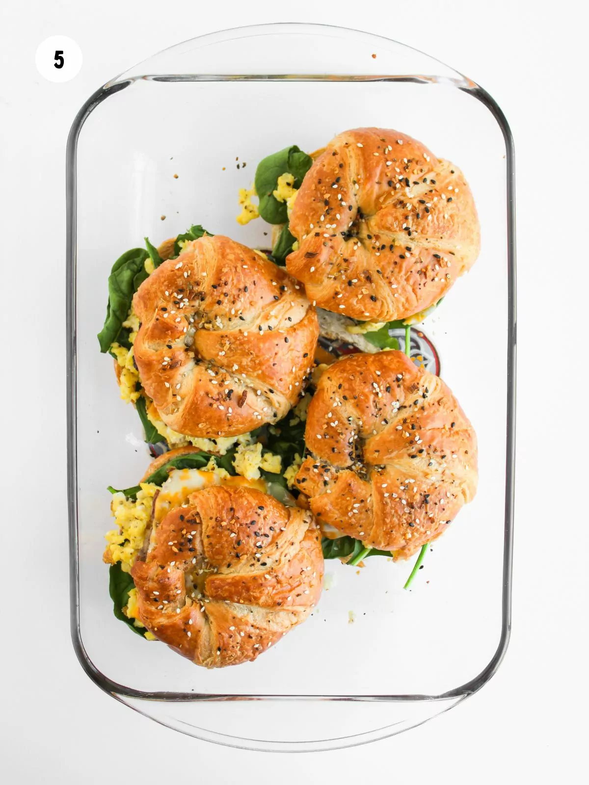 baked Croissant Breakfast Sandwiches