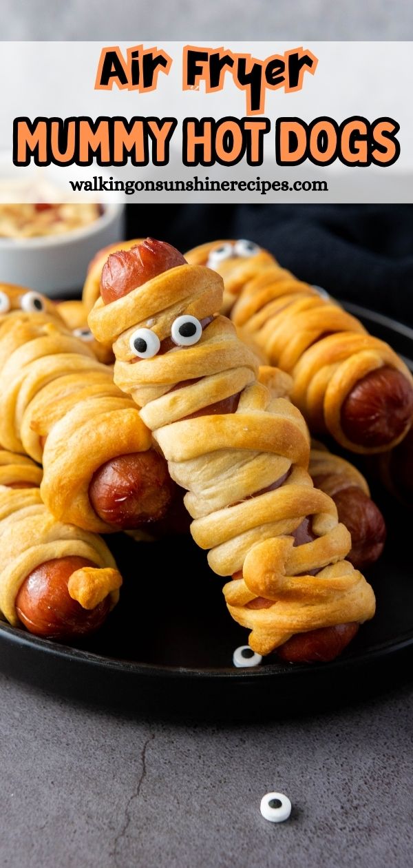 Air Fryer Mummy Hot Dogs Pin.