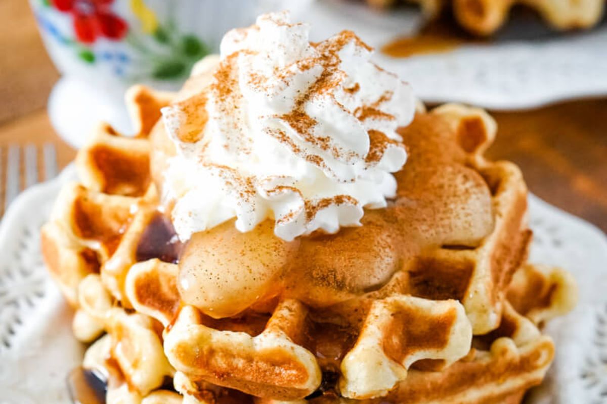 Apple Pie Waffles