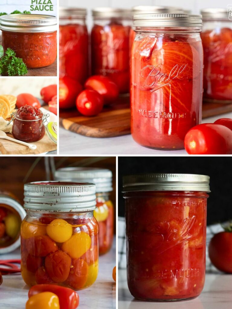 Canning Recipes for Tomatoes - Walking On Sunshine Recipes