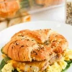 Croissant Breakfast Sandwich Pin.