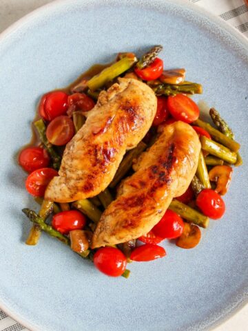 Simple Chicken Dinner for Two.