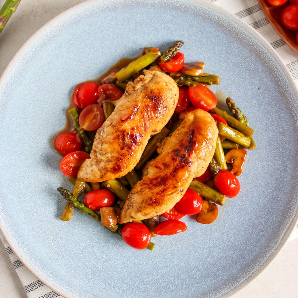 Simple Chicken Dinner for Two.