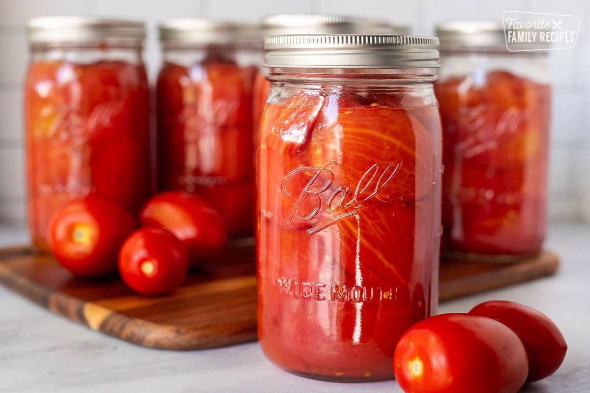 How to Can Whole Tomatoes