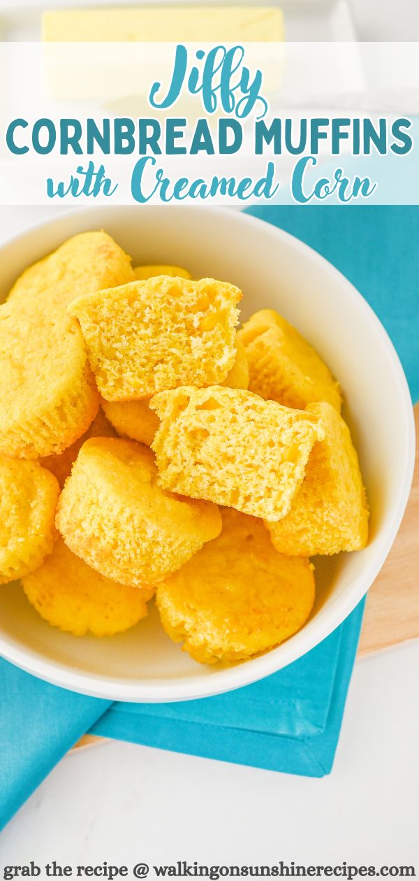 Jiffy Cornbread Muffins with Creamed Corn Pin.