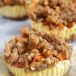 Mini Cheesecakes with Apple Crumb Topping Pin.