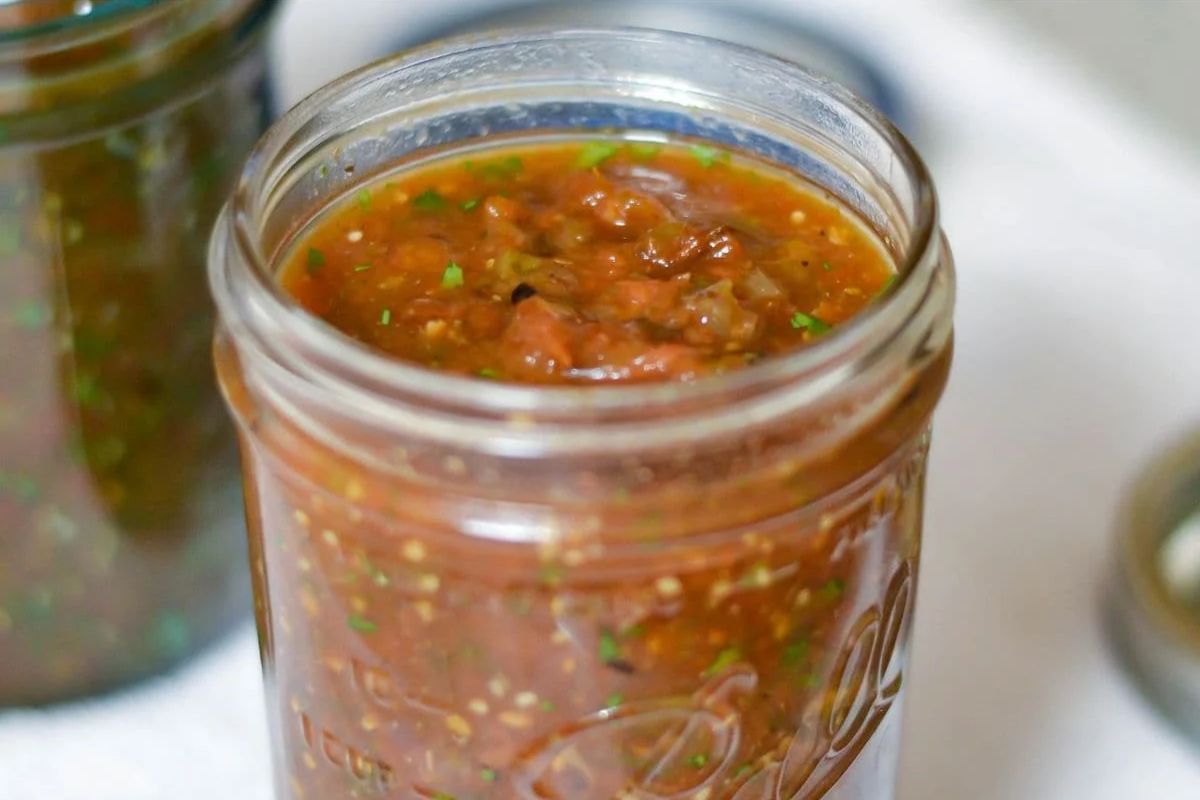 Roasted Tomato Tomatillo Salsa