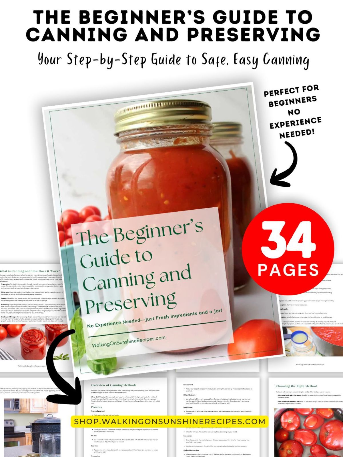 Canning ebook promo.