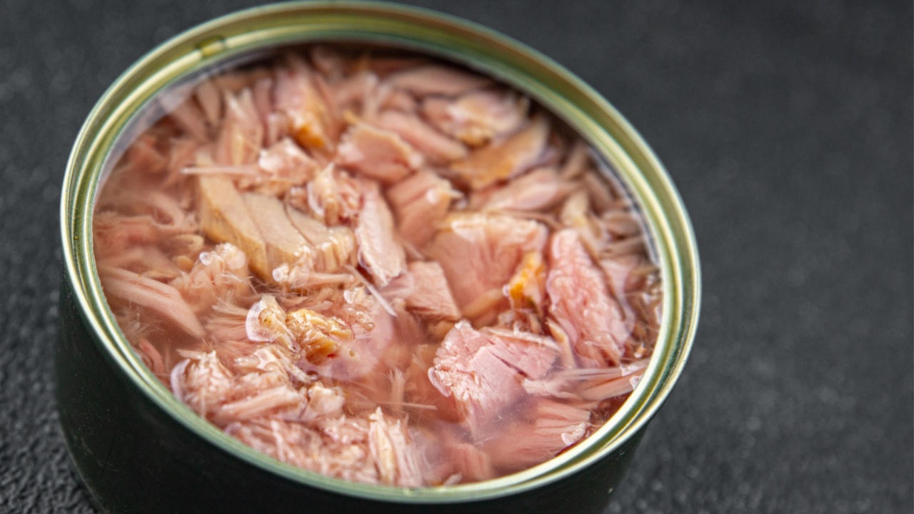 tuna natural canned food fish seafood fresh delicious healthy eating cooking appetizer meal food snack on the table copy space food background rustic top view Pescetarian diet
