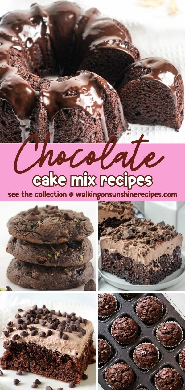 Chocolate Cake Mix Recipes