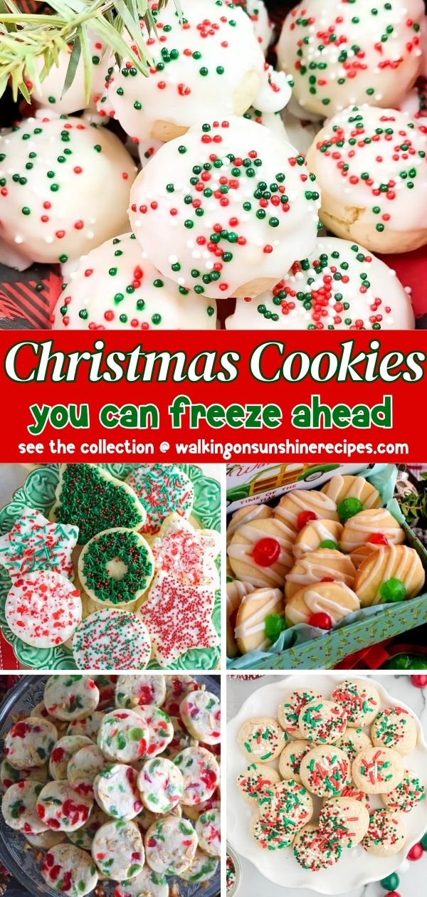 Christmas Cookies you can Freeze Ahead
