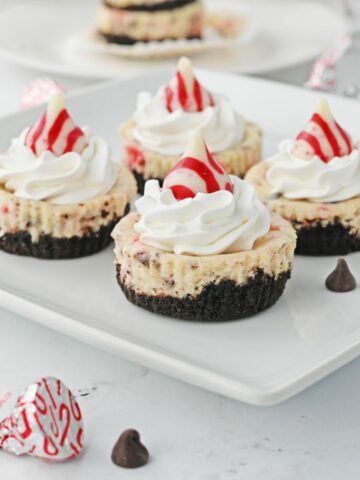 Christmas Mini Cheesecake Recipe.